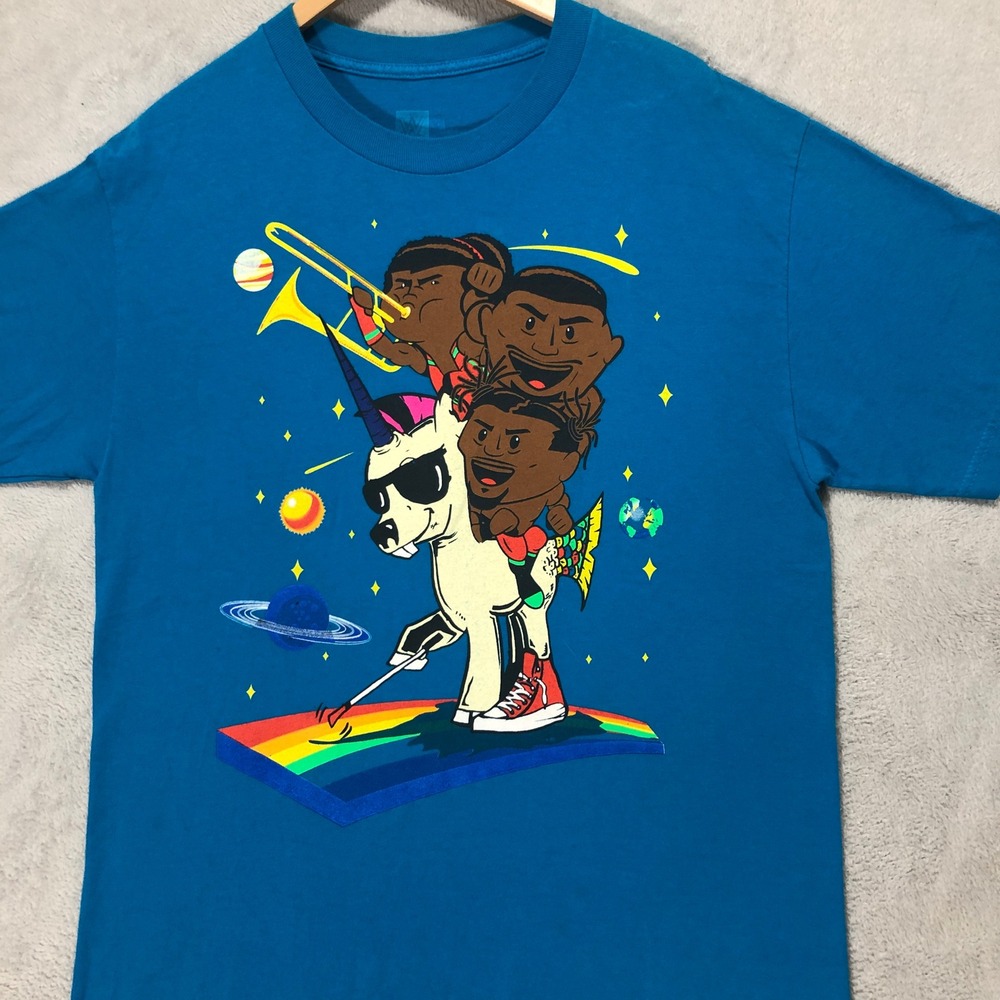 WWE Authentic Wear‎ Graphic T-Shirt The New Day Unicorn Tee Size Large